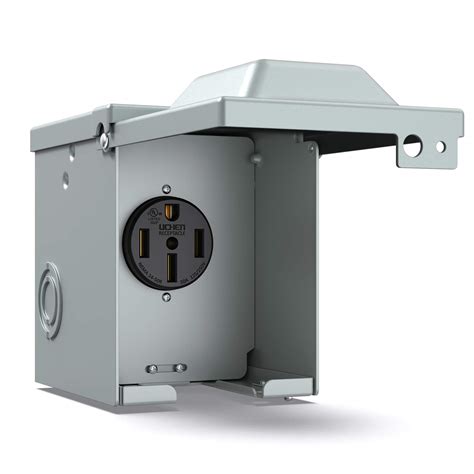 50 amp rv distribution box|50 amp receptacle for rv.